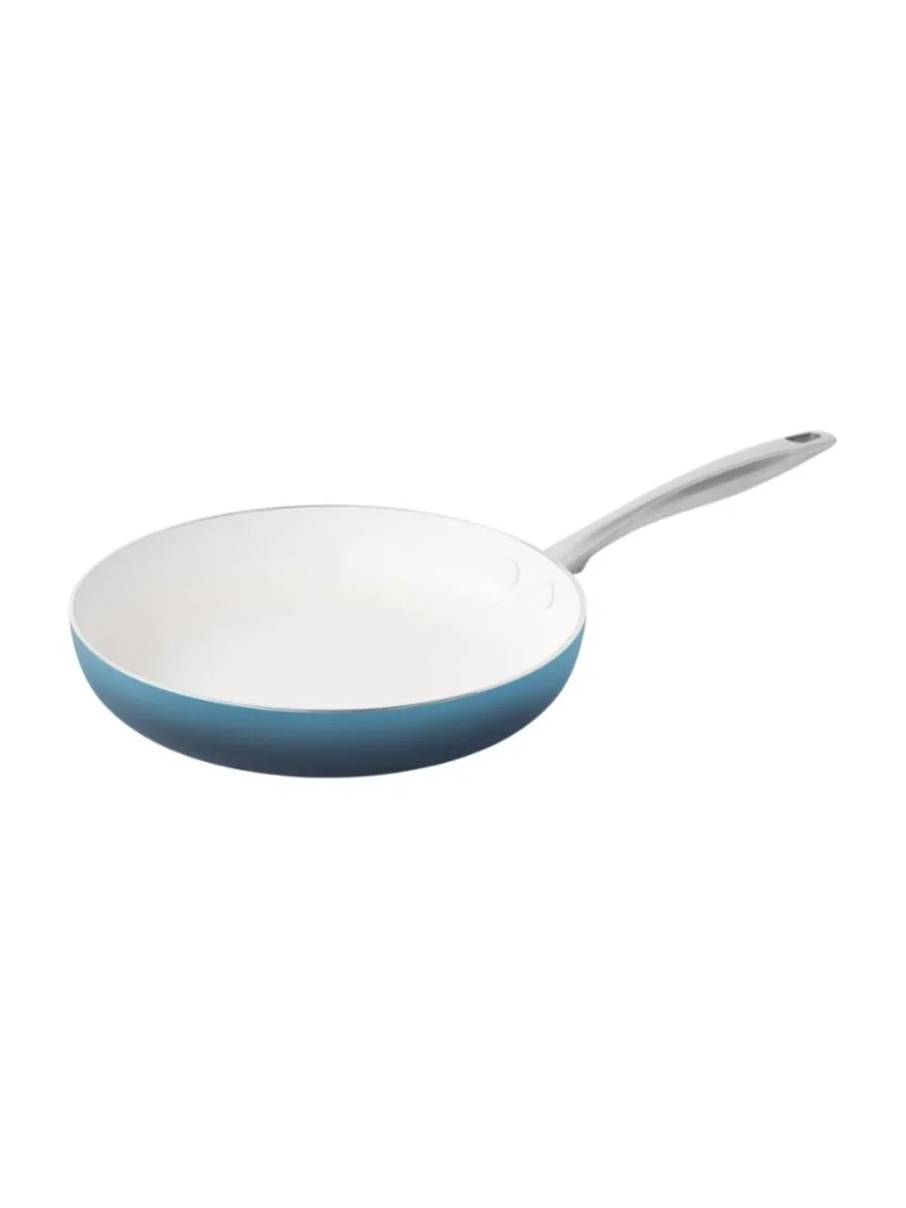 The Pioneer Woman Home Denim Blue Harlow 15-Piece Ceramic Nonstick Cookware Set